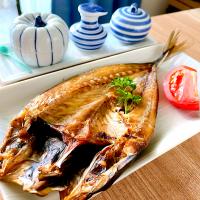 お隣さんから頂いた「あじの開き」　　　　こっ・これはおいしい🐟😋🤩